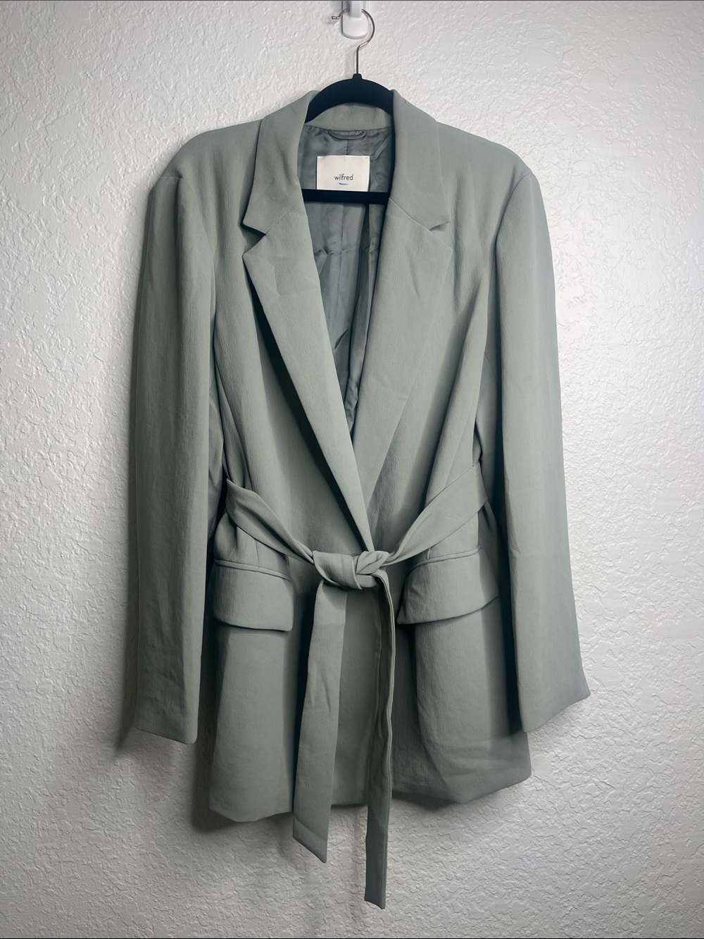 Aritzia Wilfred Esteli Blazer in Sage Green Sz L